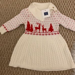 Janie & Jack 3-6 Christmas dress NWT